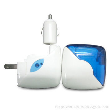 Universal Chargers with 400 to 550mA Output Current and 5.2 to 5.8V DC Output